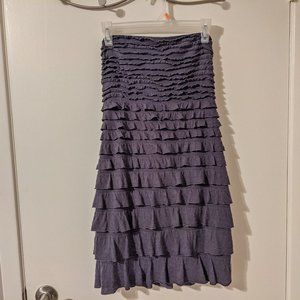 Express mini dress with ruffles